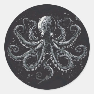 Amazing Rocktopus Classic Round Sticker