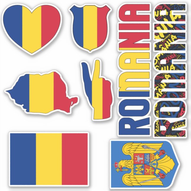 Amazing Romania Shapes National Symbols (Front)