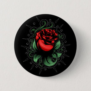 Amazing Rose 6 Cm Round Badge