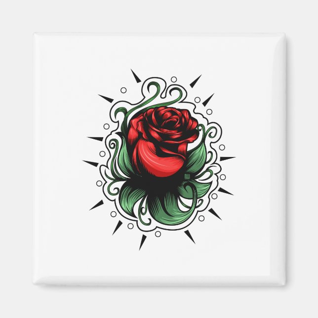 Amazing Rose Magnet (Front)