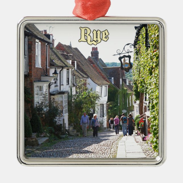 Amazing! Rye England Metal Tree Decoration (Front)