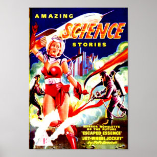 Amazing Science Stories Poster