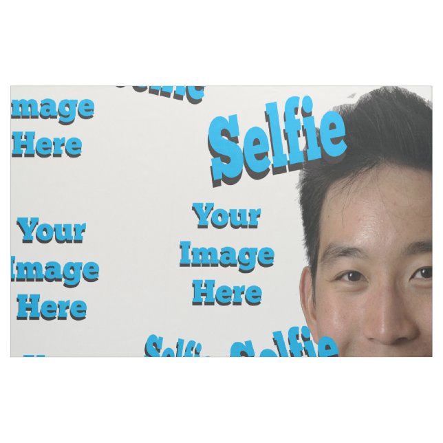 Amazing Selfie Template Create Your Own Fabric (Fat Quarter)