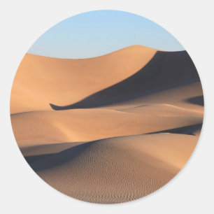 Amazing Shadows of Desert Classic Round Sticker