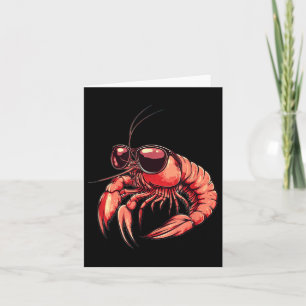 Amazing Shrimp Costume For Shapes Lovers  Card