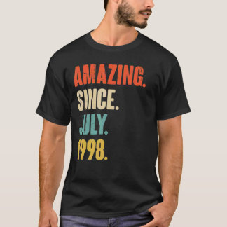 Amazing Since July 1998  24 Year Old Gift 24th Bir T-Shirt