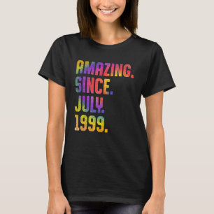 Amazing Since July 1999 24 Years Old 24th Birthday T-Shirt
