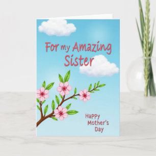 Amazing Sister Blossoms Card