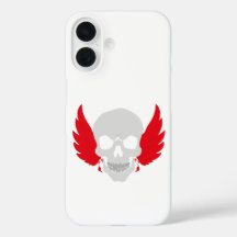 amazing skull with wings