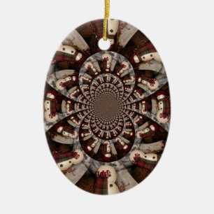 Amazing Snowman Ceramic Tree Decoration