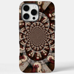 Amazing Snowman Kaleidoscope Intricate Winter Ar iPhone 16 Pro Max Case