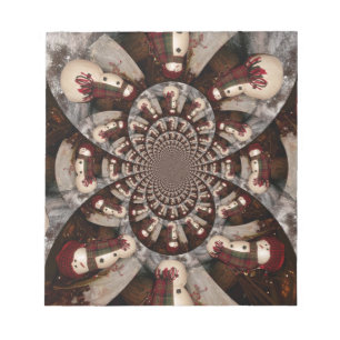 Amazing Snowman Notepad