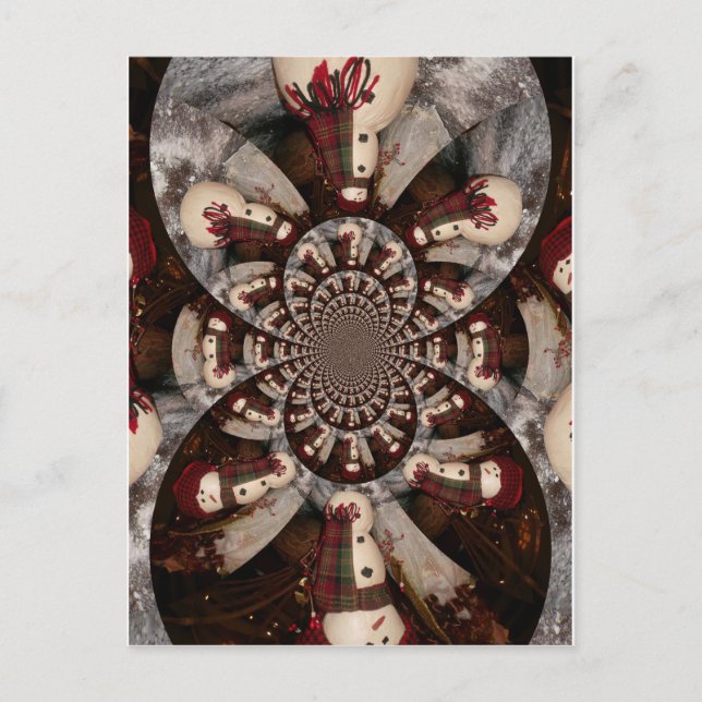 Amazing Snowman Postcard (Front)