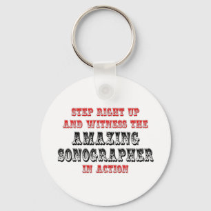 Amazing Sonographer In Action Key Ring