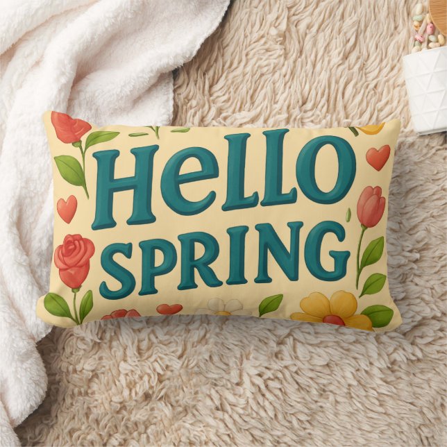 Amazing Spring Lumbar Cushion (Blanket)