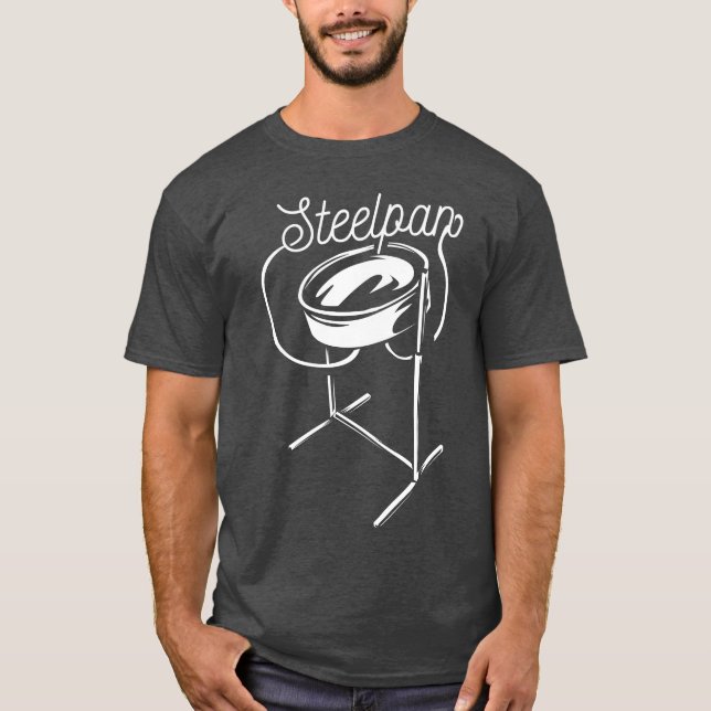 Amazing Steelpan Steel Pan Drum Band Pannists gift T-Shirt (Front)