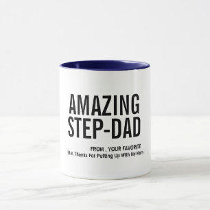 Amazing Step-Dad Bonus Dad  fathers day Mug