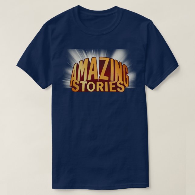 Amazing Stories Retro 80s TV Show T-Shirt (Design Front)