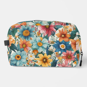 Amazing Summer Cute Colourful Flowers Dopp Kit