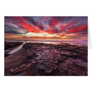 Amazing sunset at the tide pools