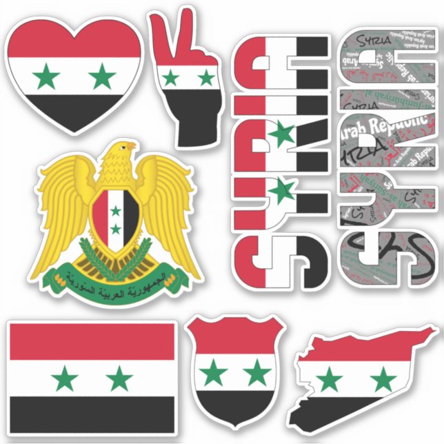 Amazing Syria Shapes National Symbols (Front)