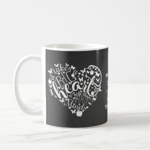 Amazing teacher big heart gift mug christmas