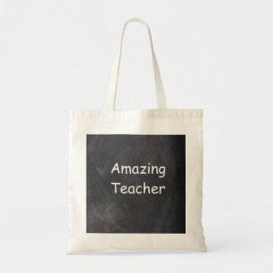 Amazing Teacher Chalkboard Design Gift Tote Bag