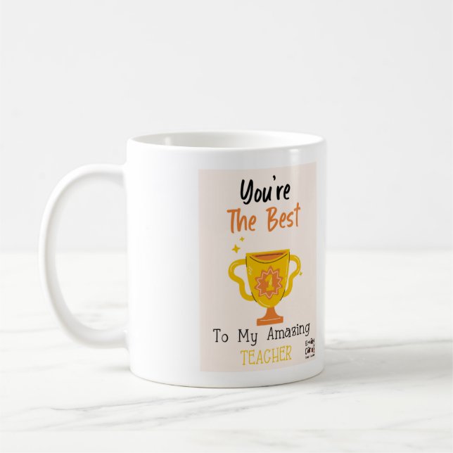 Amazing Teacher Coffee Mug (Left)