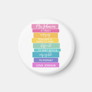 amazing teacher hard to find impossible to forget magnet