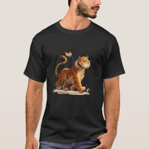 Amazing Tiger for Indian Colors and Cats Lovers  T-Shirt