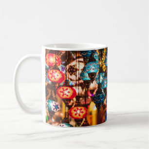 Amazing traditional handmade turkish lamps in souv coffee mug