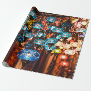 Amazing traditional handmade turkish lamps in souv wrapping paper