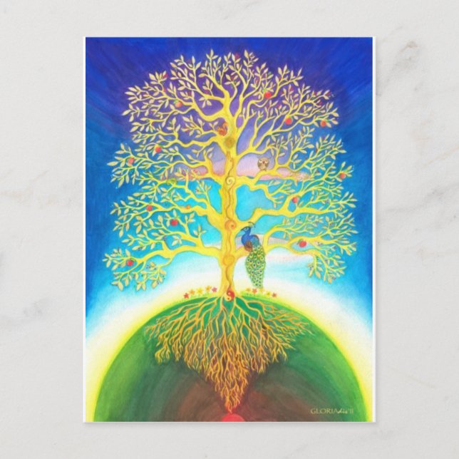 AMAZING TREE OF LIFE POSTCARD (Front)