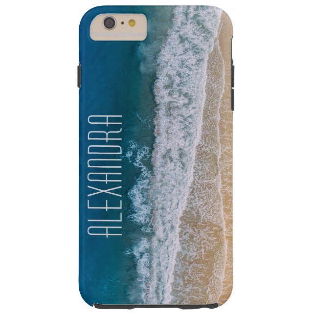 Amazing Tropical Sand Beach Customised Name Case-Mate iPhone Case (Back)