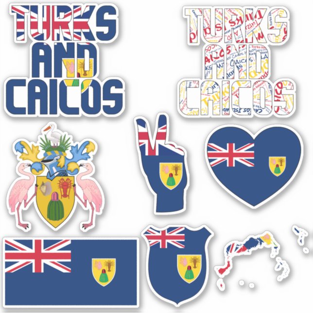 Amazing Turks and Caicos Shapes National Symbols (Front)