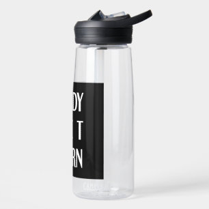 Amazing typography Back to school inspirational Water Bottle