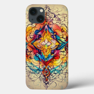 Amazing unique colour print iphone cover