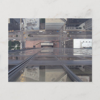 Amazing View Willis Tower Looking Down Postcard