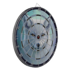 Amazing White Snow Fox Regulation Dartboard