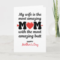 Amazing Wife Amazing Butt, Funny Mother's Day