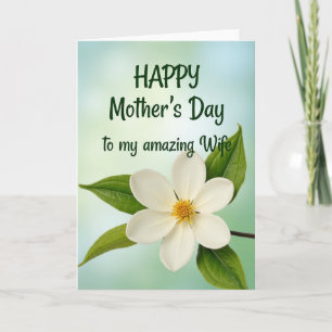 Amazing Wife Mothers Day Card