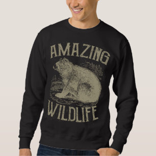 Amazing Wildlife Illustration - Nature’s Majestic  Sweatshirt