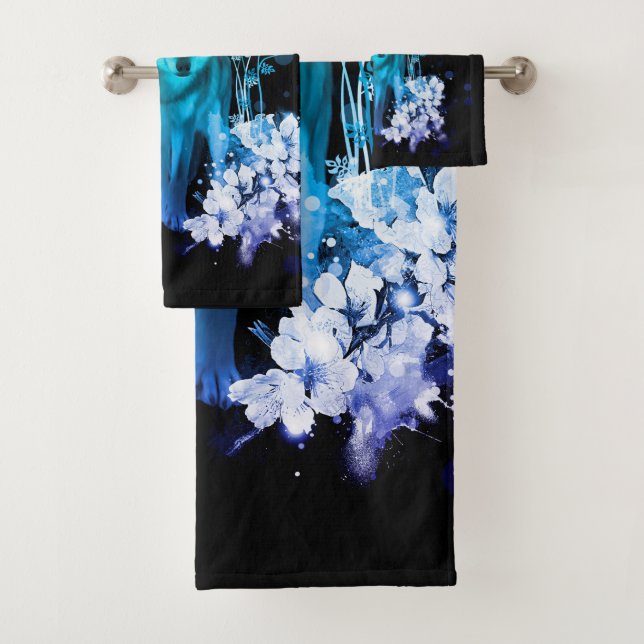 Amazing wolf bath towel set (Insitu)