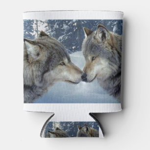 Amazing wolves design can cooler