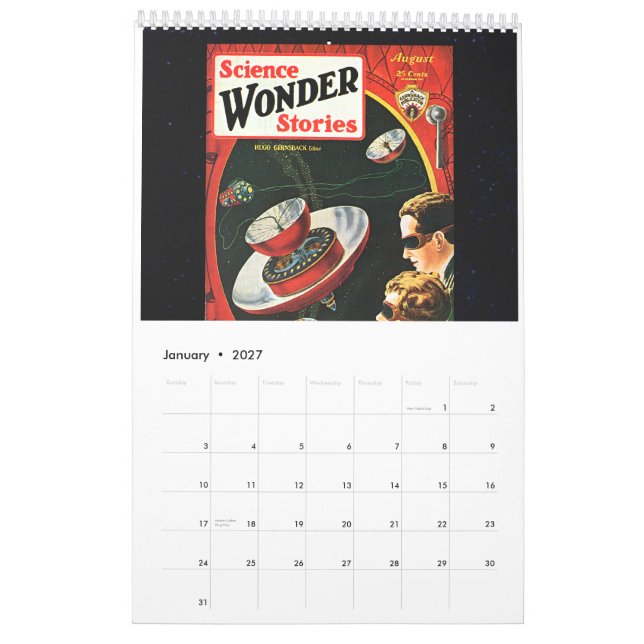 Amazing Wonder! 2011 Calendar (Jan 2027)