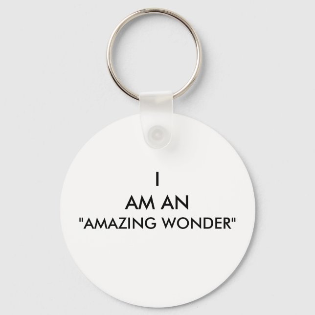 "AMAZING WONDER" KEYCHAIN (Front)