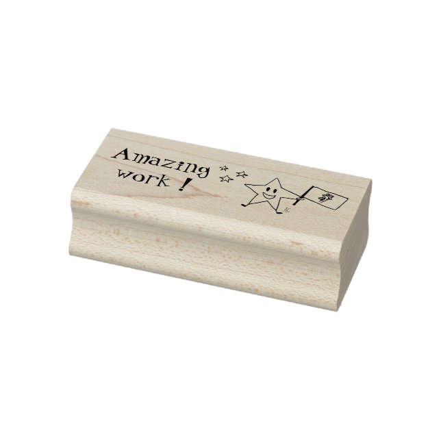 Amazing work- teacher rubber stamp (Stamp)