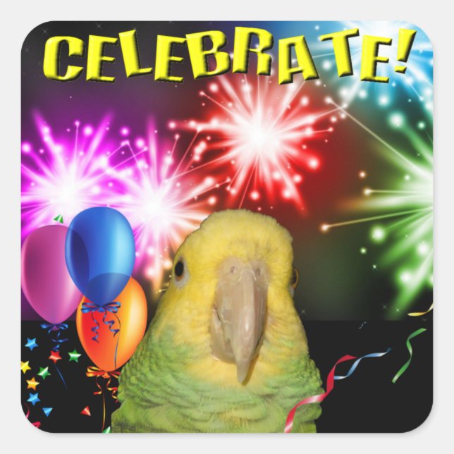 Amazon Celebration Stickers (Front)