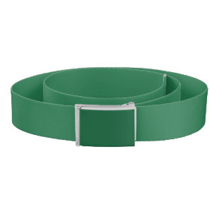 Amazon Green Solid Colour Print, Nature Inspired Belt