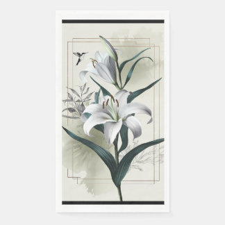 Amazon Lily Art – Gold & Scandi Style Napkin